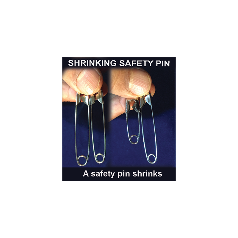 SHRINKING SAFETY PIN - Trick wwww.magiedirecte.com