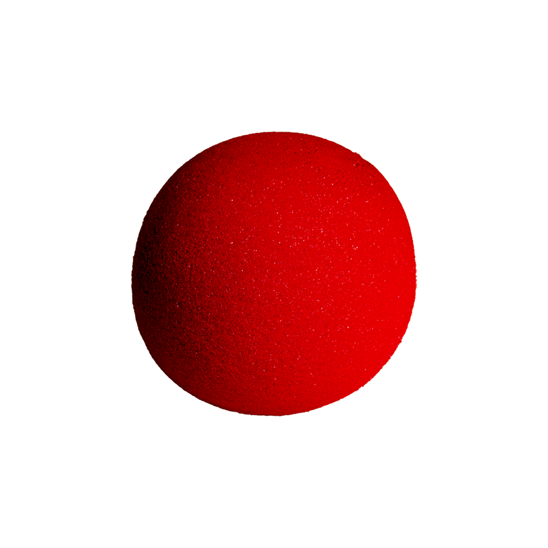 4 inch High Density Ultra Soft Sponge Ball (RED) from Magic by Gosh wwww.magiedirecte.com