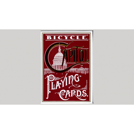 Bicycle Capitol (RED) Playing Cards by US Playing Card wwww.magiedirecte.com