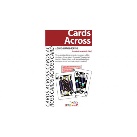 CARDS ACROSS by David Garrard - Trick wwww.magiedirecte.com