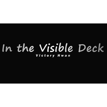 In the Visible Deck RED (Gimmicks and Online Instruction by Victory Hwan- Trick wwww.magiedirecte.com