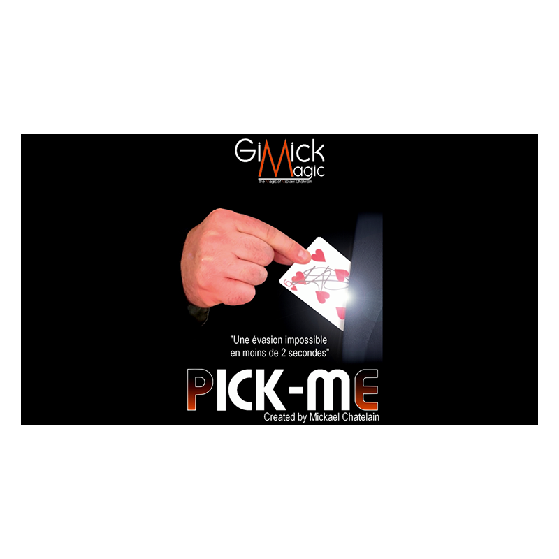 PICK ME (RED) by Mickael Chatelain - Trick wwww.magiedirecte.com