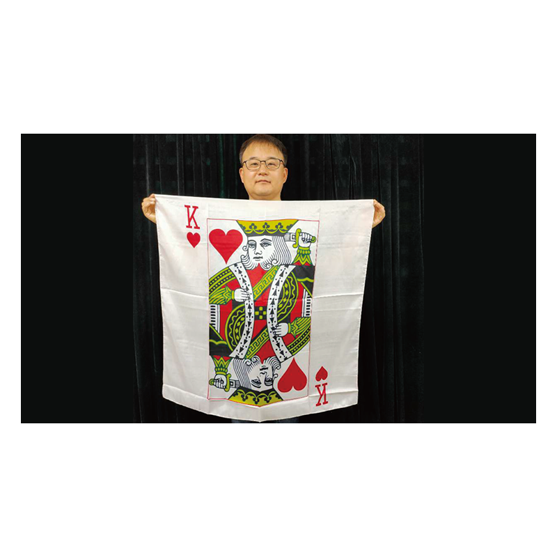 King Card Silk 36" by JL Magic - Trick wwww.magiedirecte.com