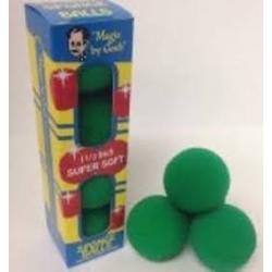 1.5 inch Super Soft Sponge Balls Red 4 Pack from Magic by Gosh 