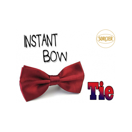 Instant Bow Tie (Red) by Sorcier Magic - Trick wwww.magiedirecte.com