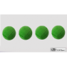 Rope Balls 1 inch / Set of 4 (Green) by Mr. Magic - Trick wwww.magiedirecte.com