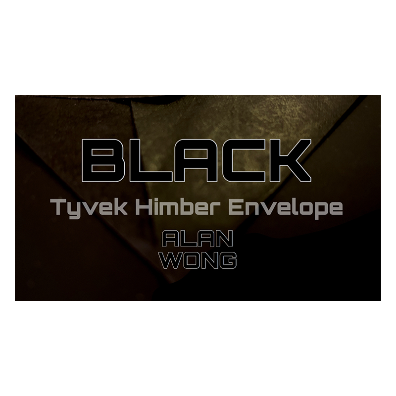 Tyvek Himber Envelopes BLACK (10 pk.) by Alan Wong - Trick wwww.magiedirecte.com