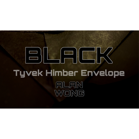 TYVEK HIMBER ENVELOPES BLACK (10 pièces.) wwww.magiedirecte.com