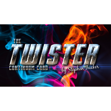The Twister Continuum Card Blue (Gimmick and Online Instructions) by Stephen Tucker - Trick wwww.magiedirecte.com