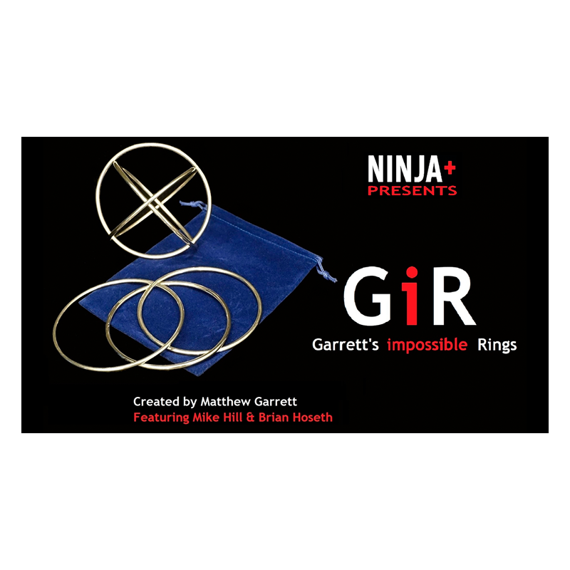 GIR Ring Set (Gimmick and Online Instructions) by Matthew Garrett - Trick wwww.magiedirecte.com