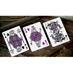 666 Purple Playing Cards by Riffle Shuffle wwww.magiedirecte.com