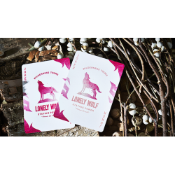 Lonely Wolf (PINK) Playing Cards by Bocopo wwww.magiedirecte.com