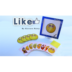 LIKE (Gimmicks and Online Instructions) by Gustavo Raley - Trick wwww.magiedirecte.com