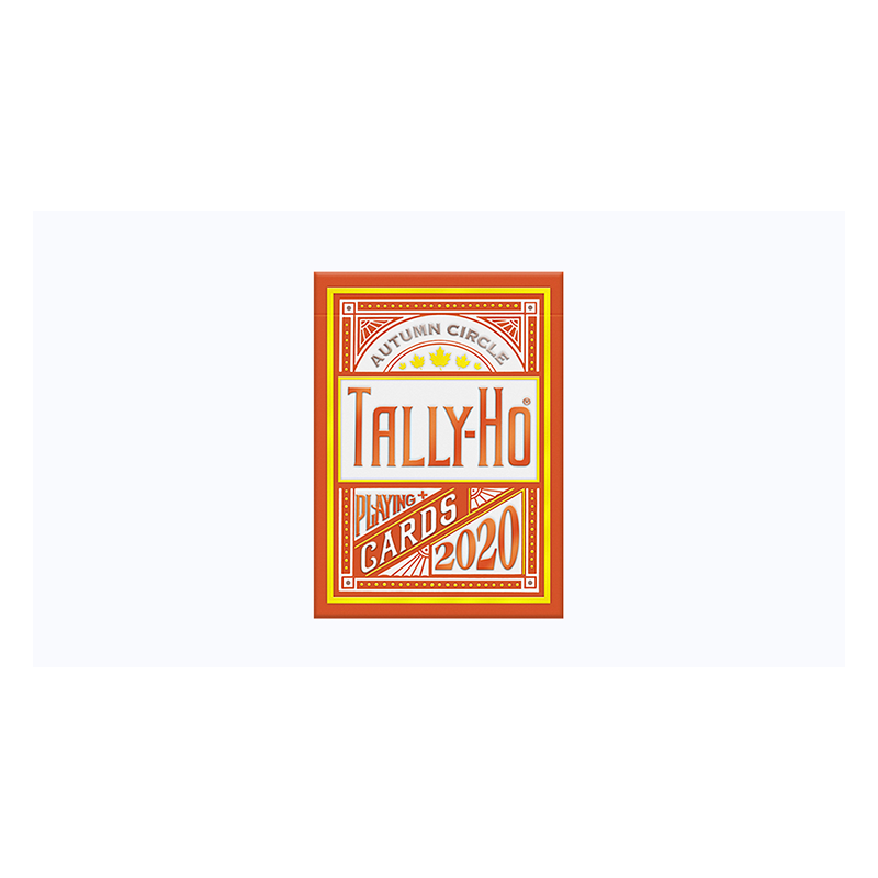 Tally-Ho Autumn Circle Back Playing Cards wwww.magiedirecte.com