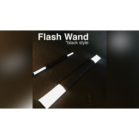 FLASH WAND (BLACK) by Victor Voitko (Gimmick and Online Instructions) - Trick wwww.magiedirecte.com
