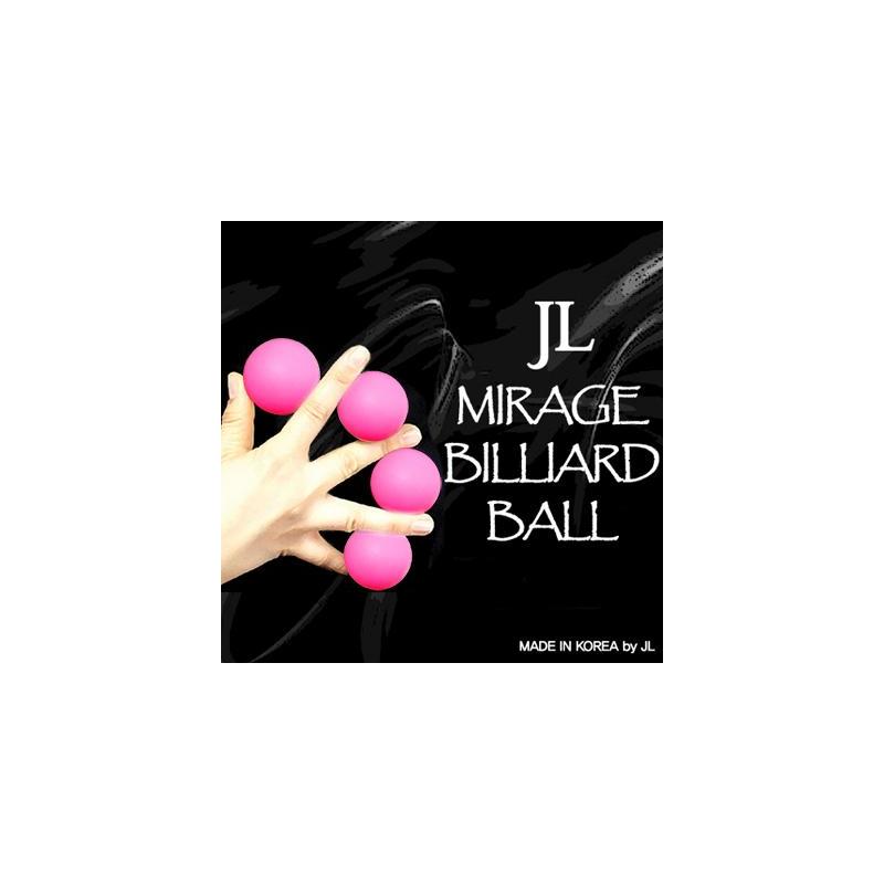 Mirage Billiard Balls by JL (PINK, 3 Balls and Shell) - Trick wwww.magiedirecte.com