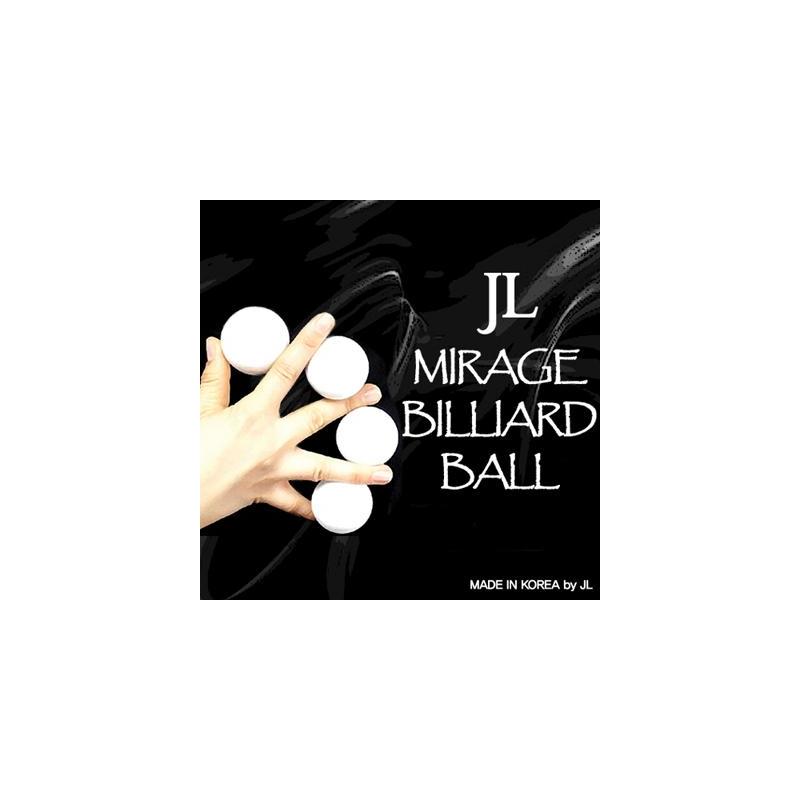 Mirage Billiard Balls by JL (WHITE, 3 Balls and Shell) - Trick wwww.magiedirecte.com