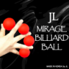 2 Inch Mirage Billiard Balls by JL (RED, 3 Balls and Shell) - Trick wwww.magiedirecte.com