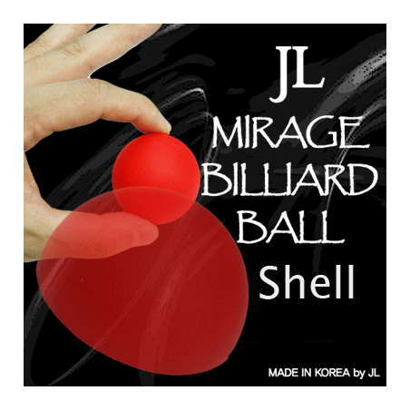 2 Inch Mirage Billiard Balls by JL (RED, shell only) - Trick wwww.magiedirecte.com