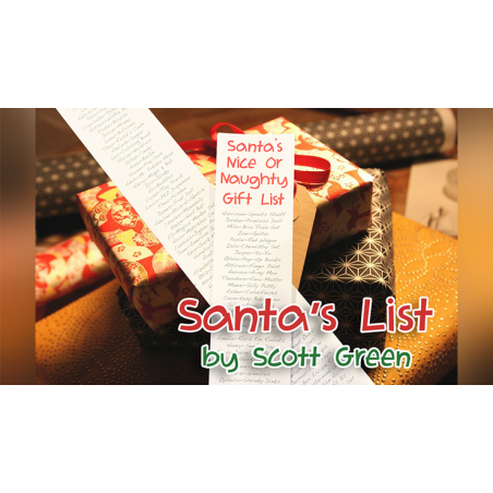 Santa's List by Scott Green - Trick wwww.magiedirecte.com