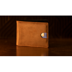FPS Wallet Brown (Gimmicks and Online Instructions) by Magic Firm - Trick wwww.magiedirecte.com