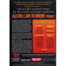 Master Card Technique Volume 2 (World's Greatest Magic) - DVD wwww.magiedirecte.com