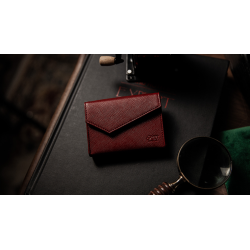 Luxury Leather Playing Card Carrier (Red) by TCC - Trick wwww.magiedirecte.com