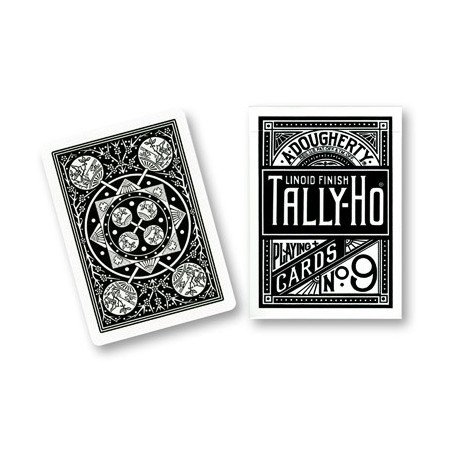 Cards Tally Ho Fan Back (Black) wwww.magiedirecte.com