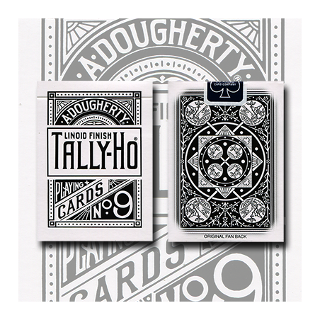 Tally Ho Reverse Fan back (White) Limited Ed. by  Aloy Studios / USPCC wwww.magiedirecte.com