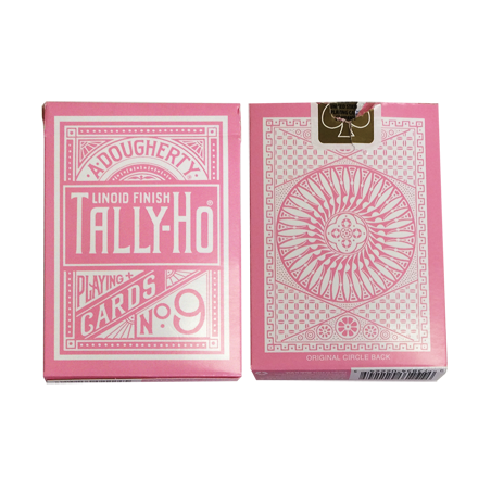 Tally Ho Reverse Circle back (Pink) Limited Ed. by Aloy Studios / USPCC wwww.magiedirecte.com