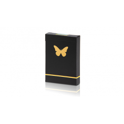 Limited Edition Butterfly Playing Cards Marked (Black and Gold) by Ondrej Psenicka wwww.magiedirecte.com