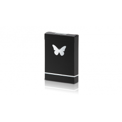 Limited Edition Butterfly Playing Cards (Black and Silver) by Ondrej Psenicka wwww.magiedirecte.com