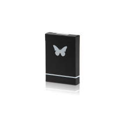 Limited Edition Butterfly Playing Cards (Black and White) by Ondrej Psenicka wwww.magiedirecte.com