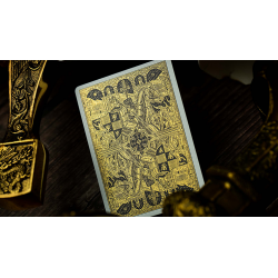 King Arthur Golden Knight (Foiled Edition) Playing Cards by Riffle Shuffle wwww.magiedirecte.com