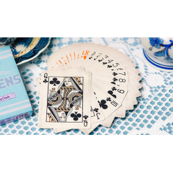 Blue Kittens Playing Cards wwww.magiedirecte.com