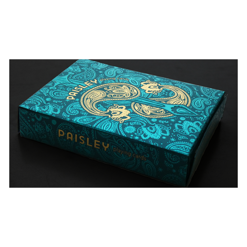 Paisley Royals (Teal) Playing Cards by Dutch Card House Company wwww.magiedirecte.com