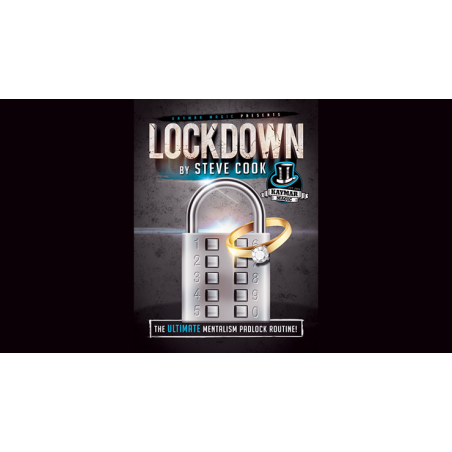 LOCKDOWN (Gimmick and Online Instructions) by Steve Cook and Kaymar Magic - Trick wwww.magiedirecte.com