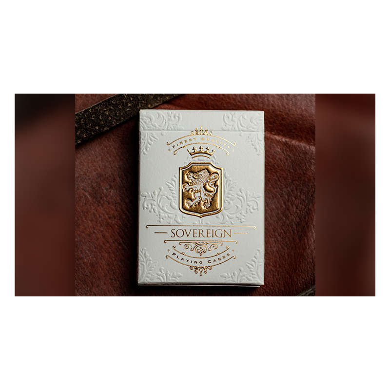 Sovereign (White) Exquisite Playing Cards by Jody Eklund wwww.magiedirecte.com