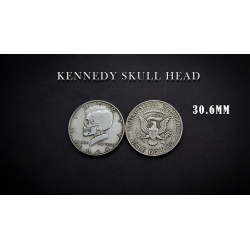 KENNEDY SKULL HEAD COIN by Men Zi  Magic wwww.magiedirecte.com