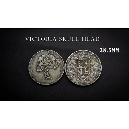 VICTORIA SKULL HEAD COIN by Men Zi  Magic wwww.magiedirecte.com