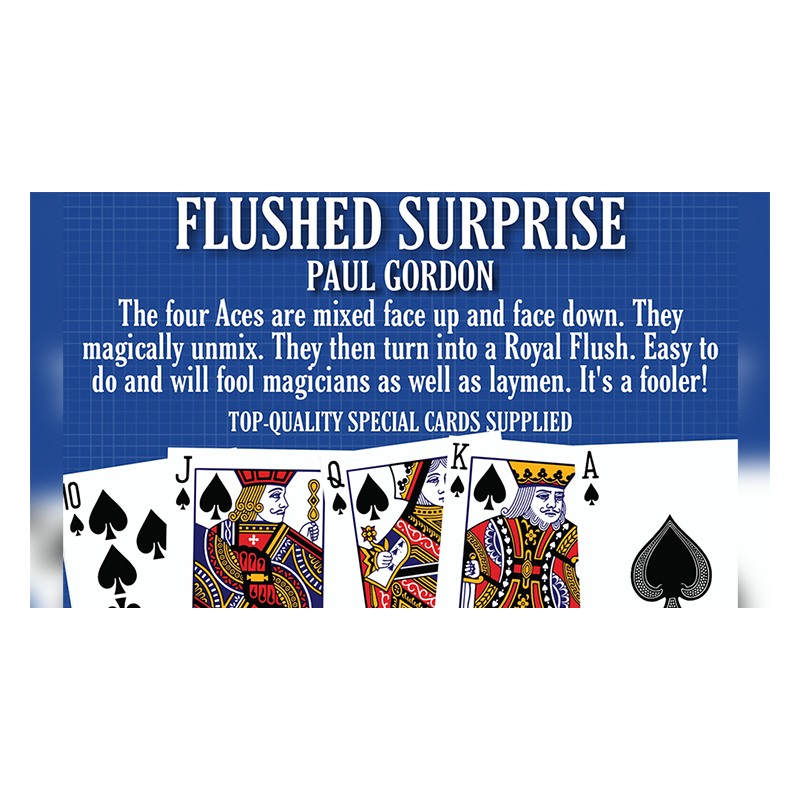 FLUSHED SURPRISE by Paul Gordon - Trick wwww.magiedirecte.com