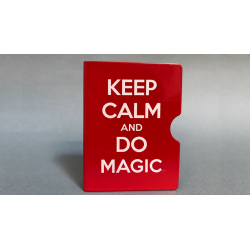 Keep Calm and Do Magic Card Guard (Red) by Bazar de Magia wwww.magiedirecte.com