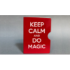 KEEP CALM AND DO MAGIC CARD GUARD (Rouge) wwww.magiedirecte.com