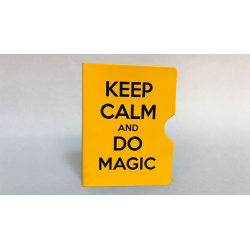 Keep Calm and Do Magic Card Guard (Yellow) by Bazar de Magia wwww.magiedirecte.com