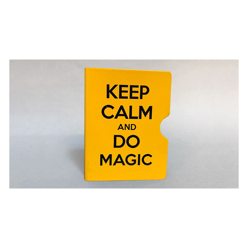 KEEP CALM AND DO MAGIC CARD GUARD (Jaune) wwww.magiedirecte.com