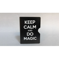 Keep Calm and Do Magic Card Guard (Black) by Bazar de Magia wwww.magiedirecte.com
