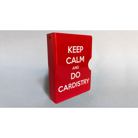 KEEP CALM AND DO CARDISTRY CARD GUARD (Rouge) wwww.magiedirecte.com
