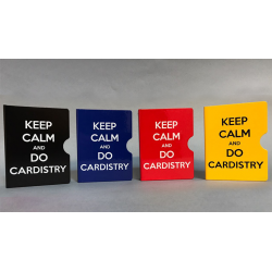 KEEP CALM AND DO CARDISTRY CARD GUARD (Rouge) wwww.magiedirecte.com