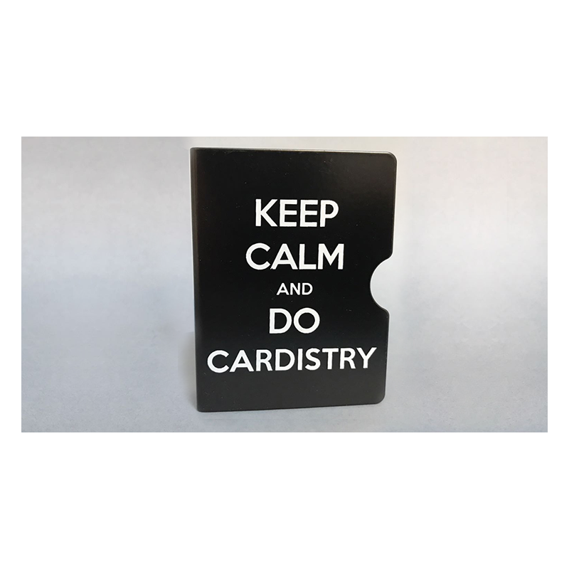 KEEP CALM AND DO CARDISTRY CARD GUARD (Noir) wwww.magiedirecte.com