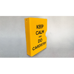 KEEP CALM AND DO CARDISTRY CARD GUARD (Jaune) wwww.magiedirecte.com